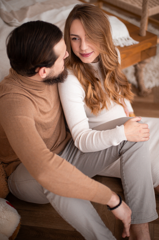 sesja ciążowa w studio